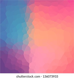 Abstract vibrant mosaic made of colorful elements