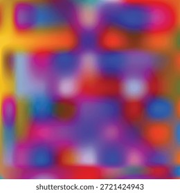 Abstract Vibrant Multi-color Geometric Mesh Background - Modern Rainbow Gradient Wave Pattern Vector.