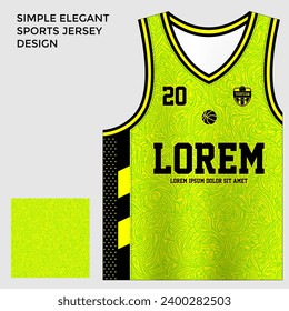 abstract vibrant neon basketball sublimation jersey