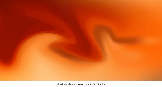 Abstract Vibrant Orange and Burnt Sienna Mesh Gradient Background with Smooth Liquid Flow Transitions