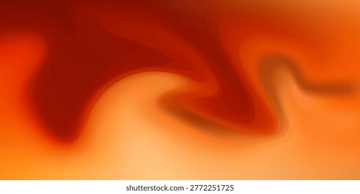 Abstract Vibrant Orange and Burnt Sienna Mesh Gradient Background with Smooth Liquid Flow Transitions