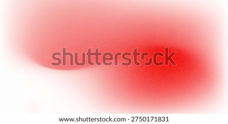 Abstract vibrant red and white grainy gradient background with soft blurred noise texture for romantic valentines day design, modern aesthetic wallpaper, and creative backdrop.