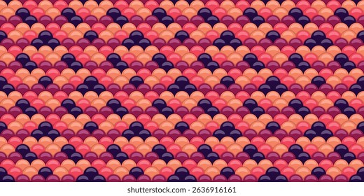 Abstract vibrant scale pattern.  Perfect for backgrounds, textiles, or website design.  Dynamic, colorful, and visually engaging, this image evokes feelings of energy and movement.