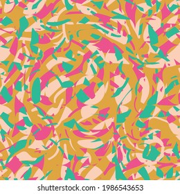 Un patrón vectorial sin fisuras de formas vibratorias abstractas