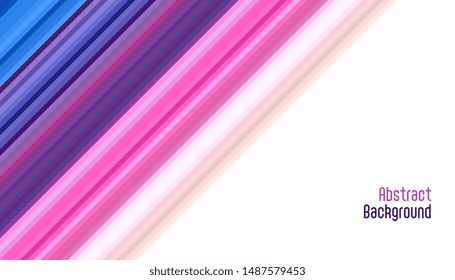 abstract vibrant smooth diagonal lines background design