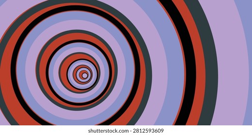 Abstract vibrant spiral pattern with concentric circles in multiple colors and shades, creating a dynamic visual effect.