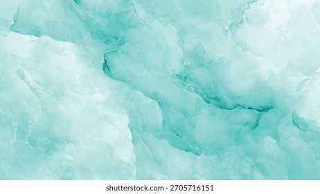 Abstract vibrant turquoise aqua marble texture background, elegant fluid art