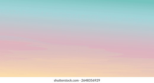 Ilustração gráfica de fundo do céu crepúsculo vibrante abstrato.