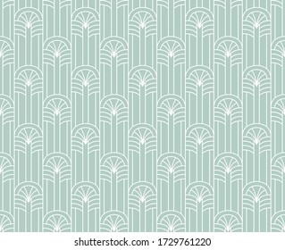 Abstract victorian seamless pattern. Vector art deco background. Geometric illustration.