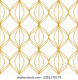 Abstract victorian seamless pattern. Vector art deco background. Geometric illustration.