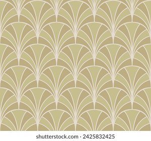 Abstract victorian seamless pattern. Vector art deco background. Geometric illustration.