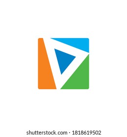Abstract Video Vector , Technology Logo