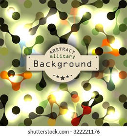 Abstract vignette DNA science of background. Vector illustration. 