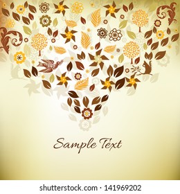 Abstract vintage background