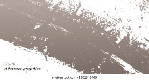 Abstract vintage background. Art background. Obsolete surface. Creative vector background for banner and flyer. Texture stains. Designer decorative cover. Vector graphics. Spots and blots