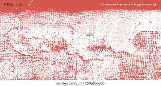 Abstract vintage background. Art background. Obsolete surface. Creative vector background for banner and flyer. Texture stains. Designer decorative cover. Vector graphics. Spots and blots