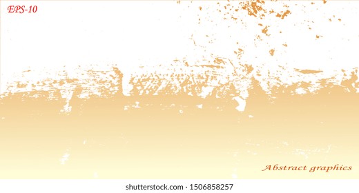 Abstract vintage background. Art background. Obsolete surface. Creative vector background for banner and flyer. Texture stains. Designer decorative cover. Vector graphics. Spots and blots