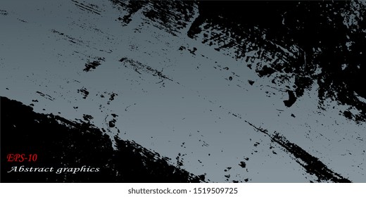 Abstract vintage background. Art background. Obsolete surface. Creative vector background for banner and flyer. Texture stains. Designer decorative cover. Vector graphics. Spots and blots
