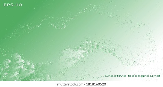 Abstract vintage background. Art background. Obsolete surface. Creative vector background for banner and flyer. Texture stains. Designer decorative cover. Vector graphics. Spots and blots