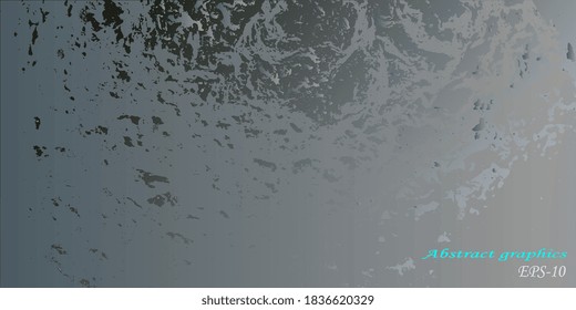 Abstract vintage background. Art background. Obsolete surface. Creative vector background for banner and flyer. Texture stains. Designer decorative cover. Vector graphics. Spots and blots