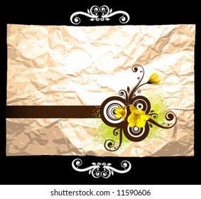 Abstract vintage background for design.