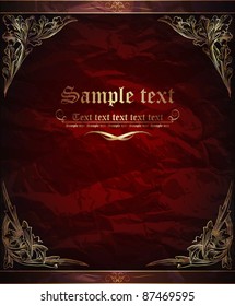 Abstract vintage background or frame
