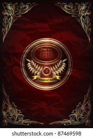 Abstract vintage background or frame