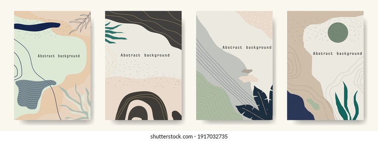 
Abstract vintage background with leaf pattern and various shapes set up. Ideal for cover, poster, business card, flyer, brochure, magazine first page,social media
 and other. illustration vector eps 