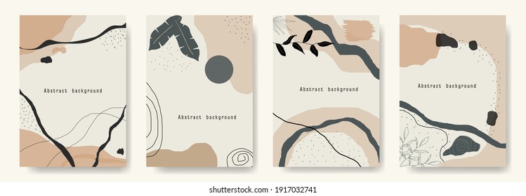 
Abstract vintage background with leaf pattern and various shapes set up. Ideal for cover, poster, business card, flyer, brochure, magazine first page,social media
 and other. illustration vector eps 
