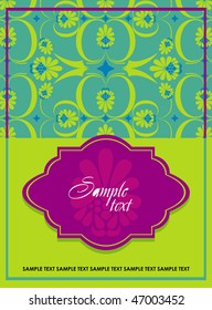 Abstract vintage background pattern