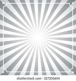 Abstract vintage background with rays