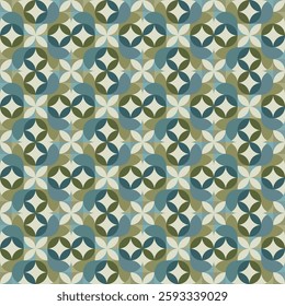 abstract vintage background with repeat patterns. Seamless abstract multicolor pattern.