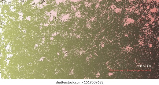 Abstract vintage background. Spotted textured background. Vector graphics. Spots and blots. Obsolete surface. Creative vector background for banner and flyer