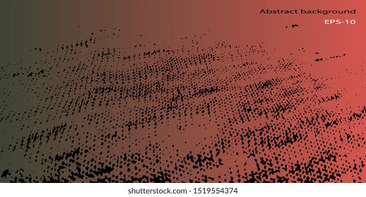 Abstract vintage background. Spotted textured background. Vector graphics. Spots and blots. Obsolete surface. Creative vector background for banner and flyer