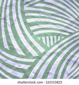 Abstract vintage background with waves - vector