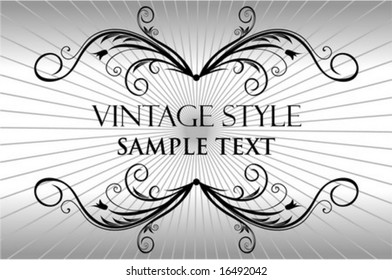 abstract vintage banner