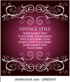 abstract vintage banner