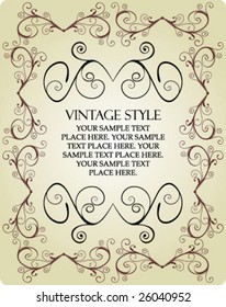 abstract vintage banner