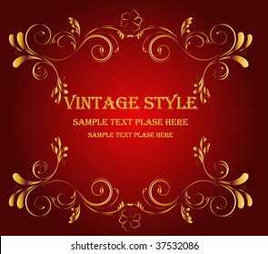  abstract vintage banner