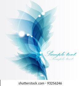 Abstract vintage blue background for design