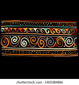 Abstract vintage border, background for your design