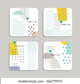 Abstract vintage card