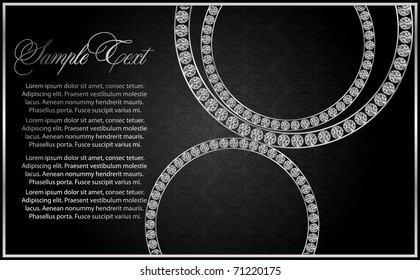 abstract vintage card