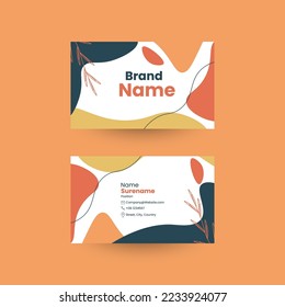 Abstract vintage card background illustration template design