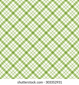 abstract vintage checkered table cloth background colored green