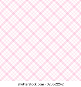 abstract vintage checkered table cloth background colored pink