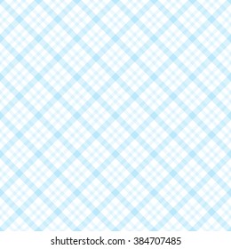 abstract vintage checkered table cloth background colored light blue