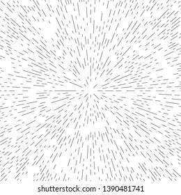 Abstract vintage circular center pointing sunburst, lines Geometric background.