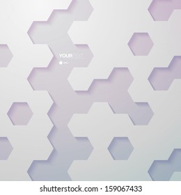 Abstract vintage color hexagon pattern design wallpaper  Eps 10 vector illustration