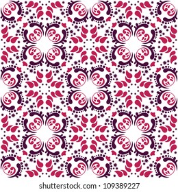 Abstract vintage damask seamless pattern. Design element